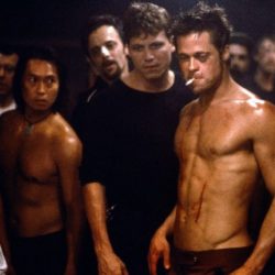 Brad Pitt était très sec dans le film Fight Club